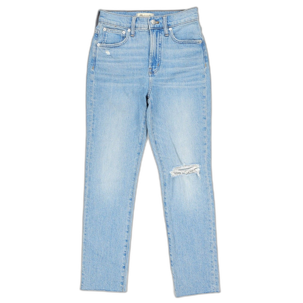 NEW Madewell Perfect Vintage Jean Coney Destroyed Edition Minimal Beachy Boho 24